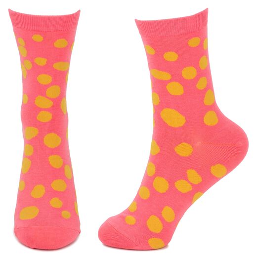 Pink spot socks 